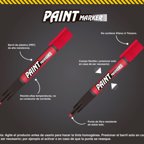 pentel-marker-mmp20-barril-flex Barril flexible - Marcador permanente Pentel - Grupo Leomond - México